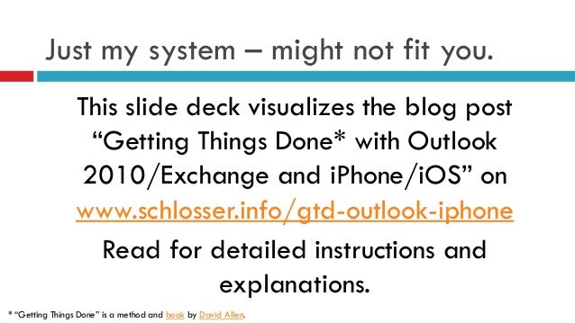 Gtd Outlook 2010 Setup Guide Pdf